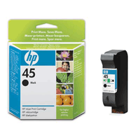 HP alt HP 45 Inktcartridge zwart, 930 pagina's