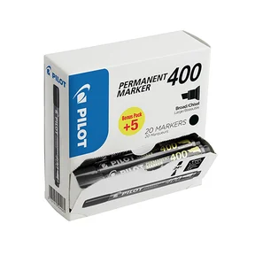 Pilot Märkpenna 400 Svart, Bred (20)