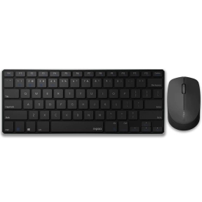 RAPOO Keyboard/Mus Sett 9000M Multi-Mode Trådløs Svart