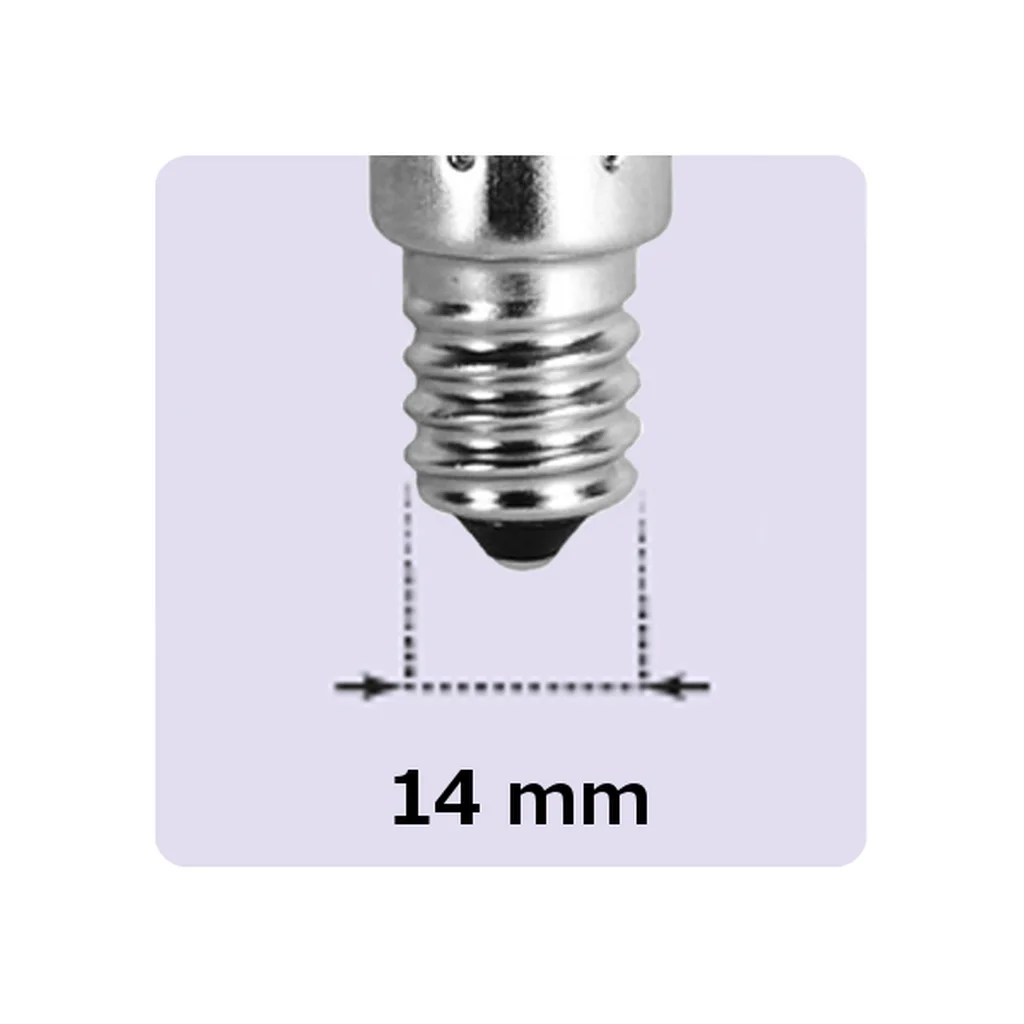 Glöd Signallampa E14 tub T16x54 8W 60V