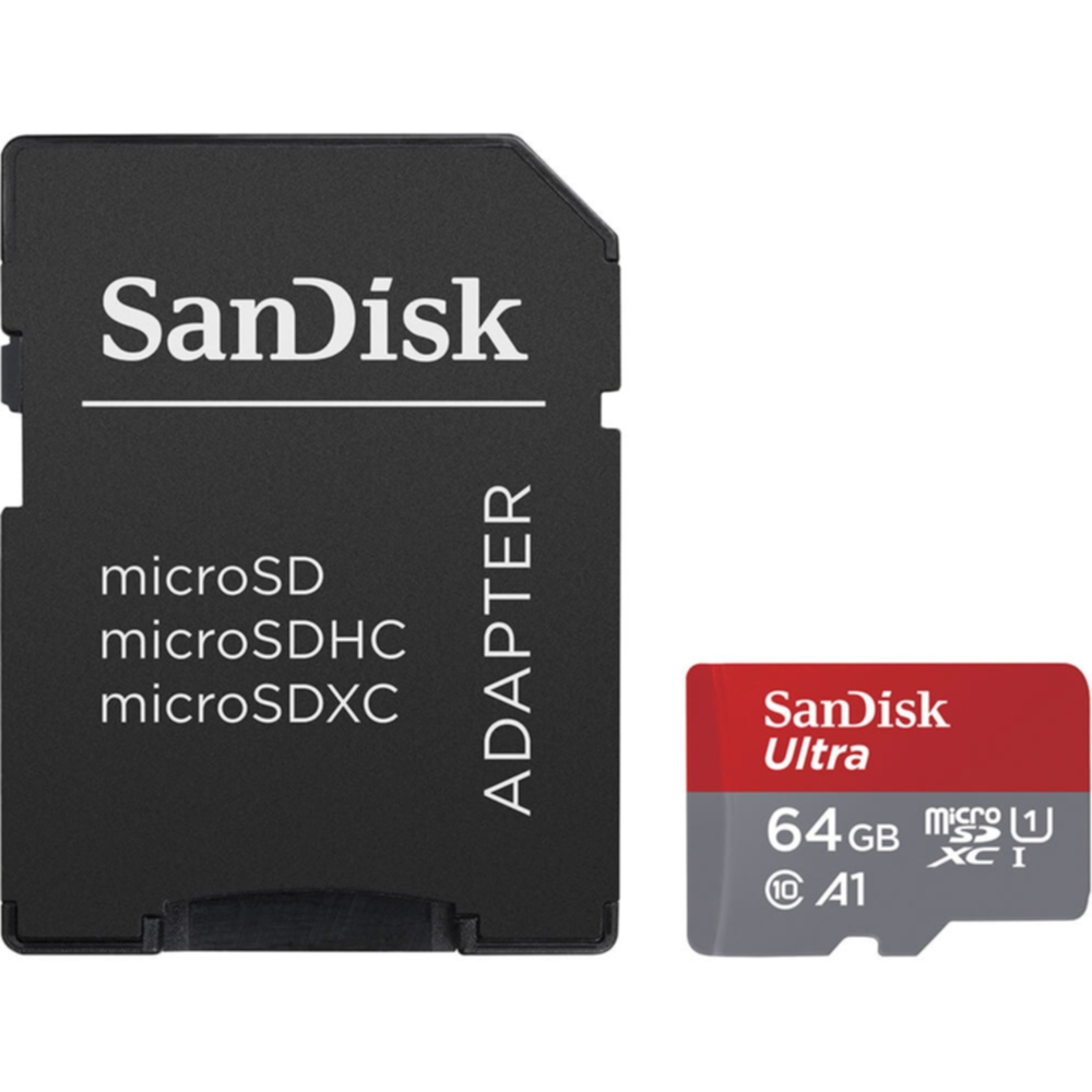 SANDISK SanDisk MicroSDXC Mobil Ultra 64GB 140MB/s UHS-I Adapt Minnekort,Elektronikk,Minnekort