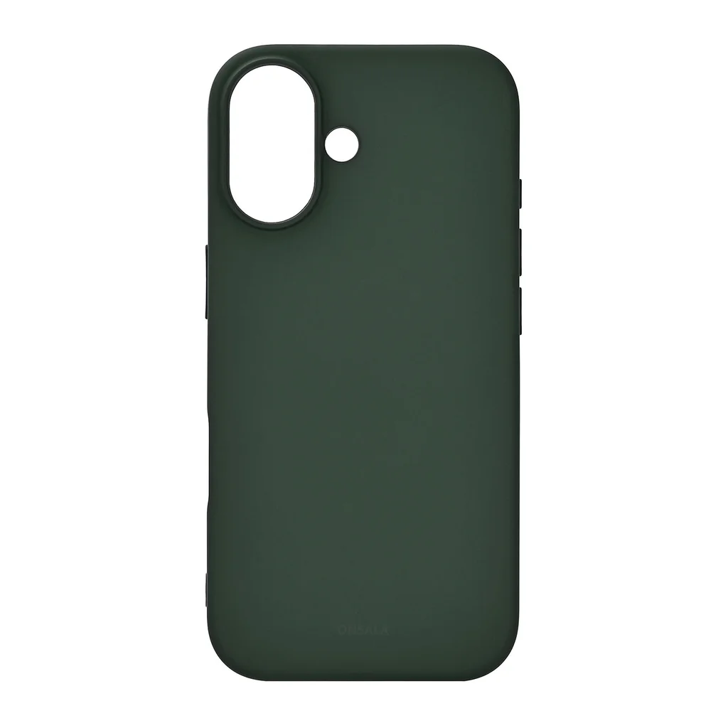ONSALA Skal Silikonkänsla MagSeries iPhone 17 Olive Green