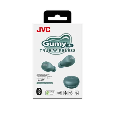 JVC Gumy True Wireless Mini Earphones Green JVC Gumy True Wireless Mini Earphones Green