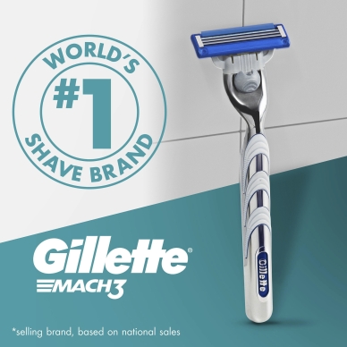 Gillette Mach3 Turbo Rakhyvel + 2 rakblad