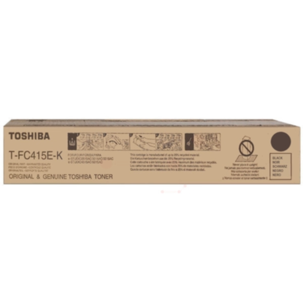 TOSHIBA TOSHIBA T-FC 415 EK Tonerkassett Svart 6AJ00000175 Tilsvarer: N/A