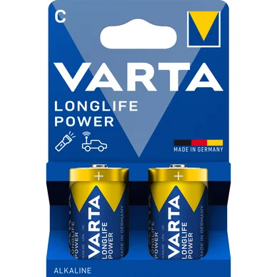 Varta Varta Longlife Power C batteri - 2 pk. 4914614422 Modsvarer: N/A