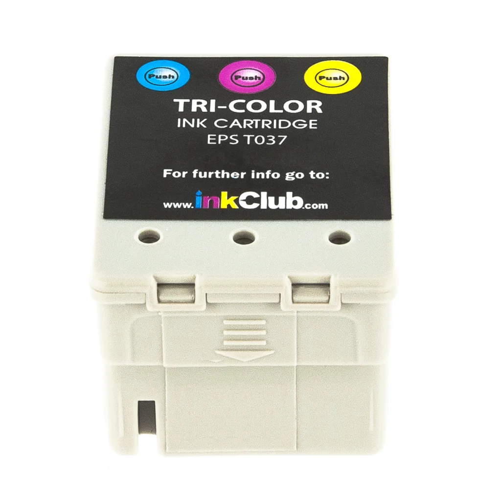 Bläckpatron, ersätter Epson T037, färg, 18,6 ml