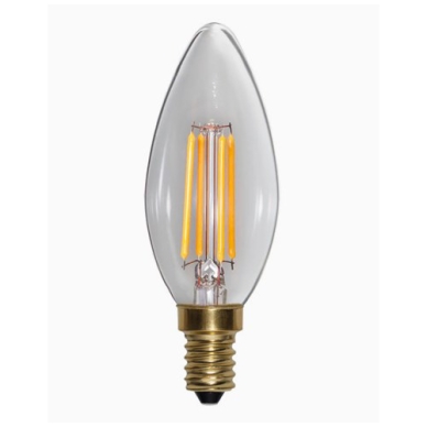 Kronlampa 3-stegs dimbar E14 LED 4W 2100K 400 lumen
