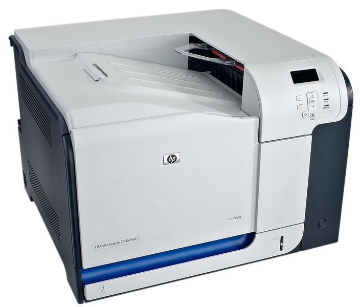 HP HP Color LaserJet CP3525DN - Toner und Papier