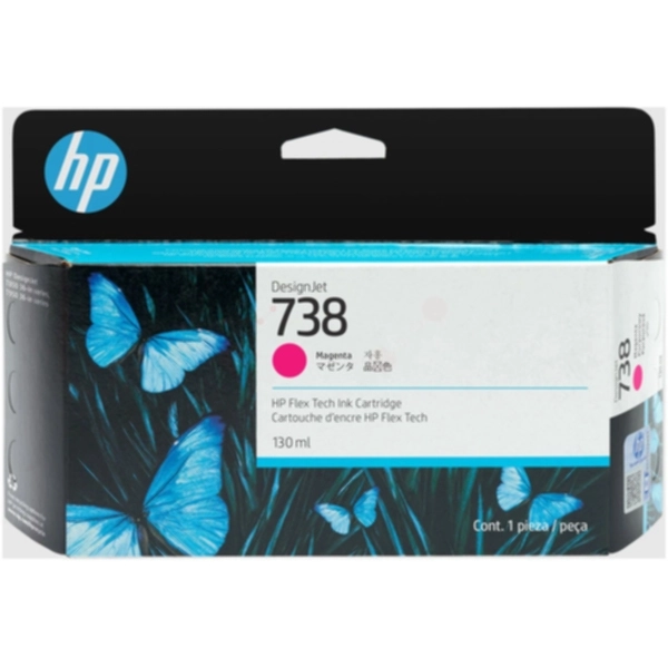HP 738 Bläckpatron Magenta