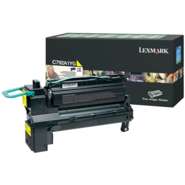 Lexmark Tonerkassett gul 6.000 sider return C792A1YG Tilsvarer: N/A