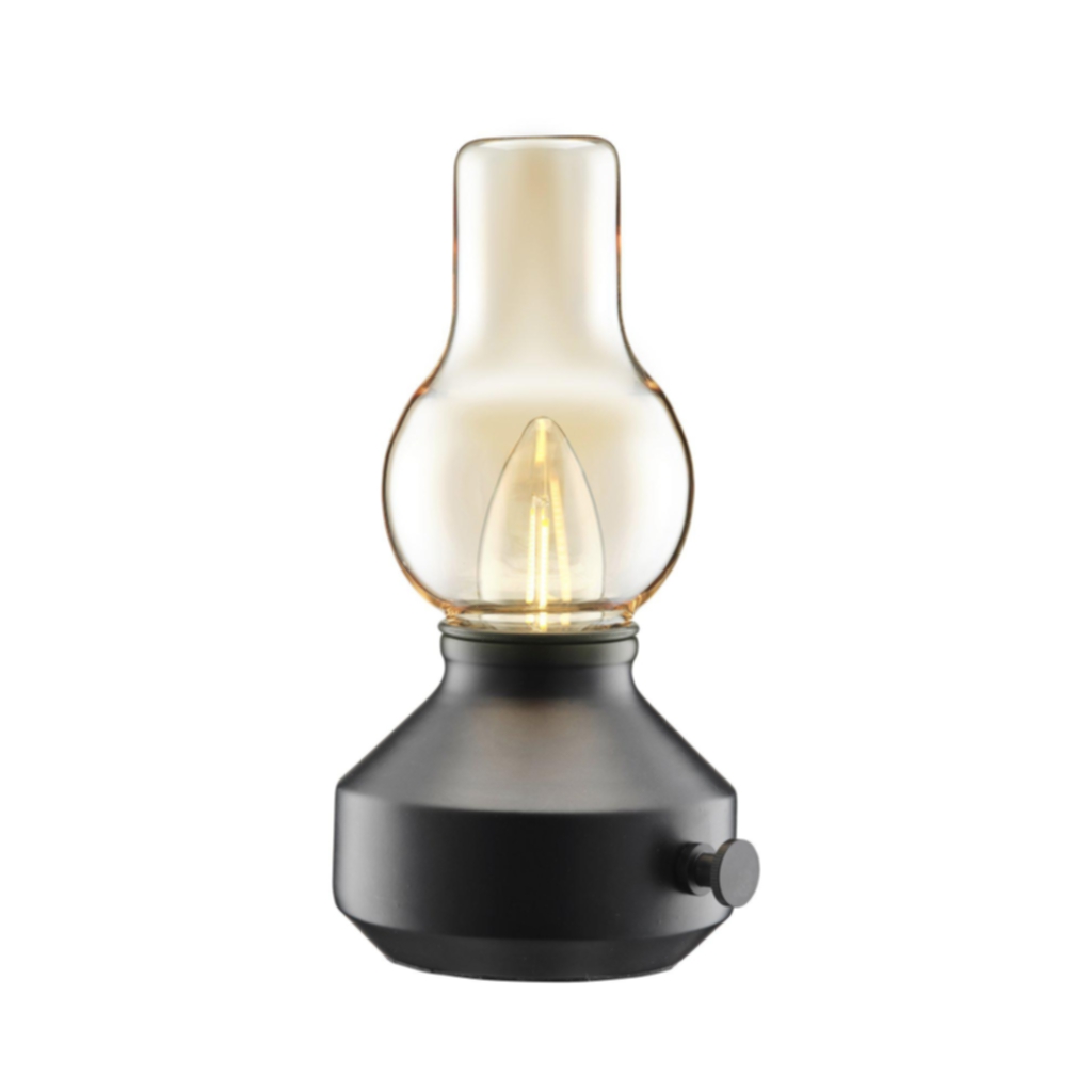 PR Home - Uppladdningsbar bordslampa Glimt - Svart - Uppladdningsbara lampor -