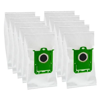Premium Støvsugerposer, syntetfiber, 10stk. + motorfilter DU12190-2 Modsvarer: E201