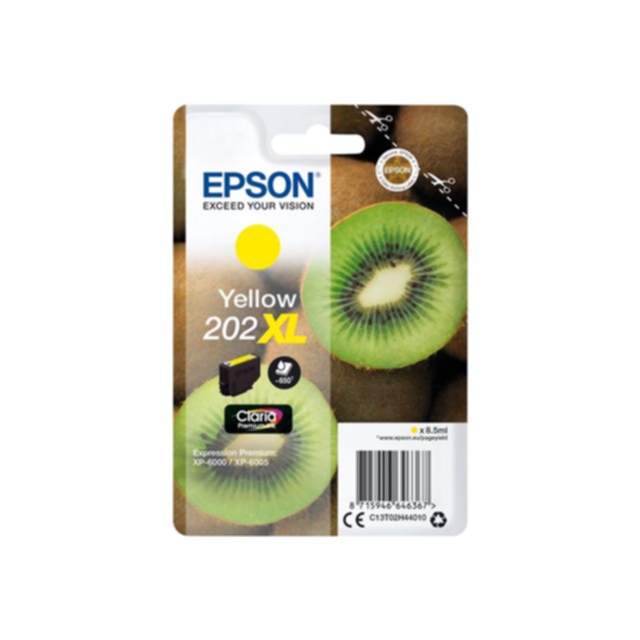 Epson Epson 202XL Blekkpatron gul C13T02H44010 Tilsvarer: N/A