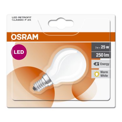 OSRAM alt Osram LED Retrofit rund E14 2,8W