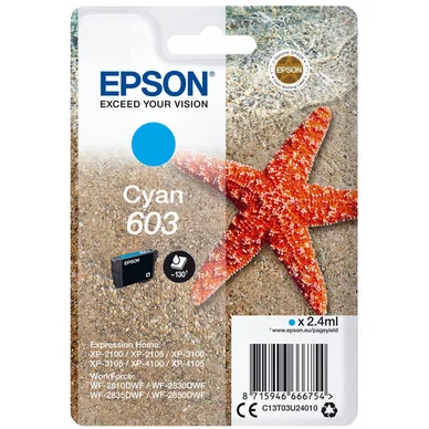Epson Epson 603 Mustepatruuna Cyan T03U2 Vastaa: N/A