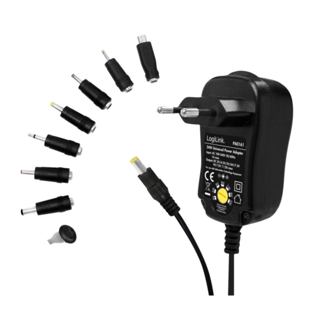 Nätadapter 3-12V 1A 12W