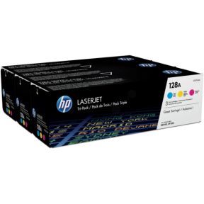 HP 128A Värikasetti 3-pack C/M/Y