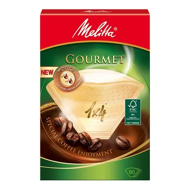 Melitta Melitta Kaffefilter Gourmet 1x4 pakke med 80 stk. 4006508190751 Modsvarer: N/A