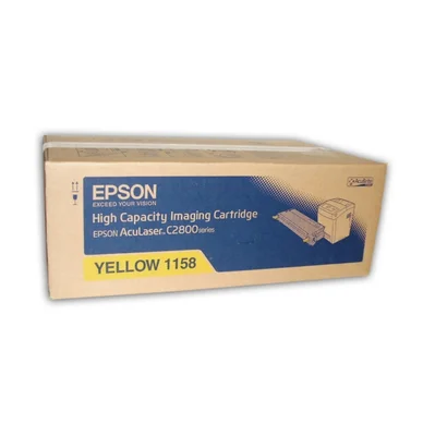 Epson Tonerkassette gul 6.000 sider høj kapacitet S051158 Modsvarer: N/A billede