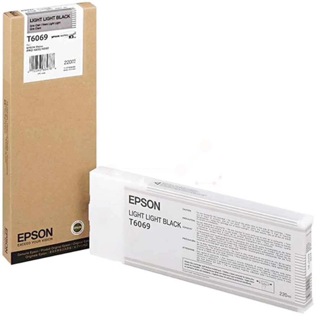 Epson T6069 Bläckpatron Ljusgrå