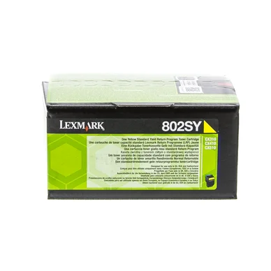 Lexmark Lexmark 802SY Värikasetti keltainen 80C2SY0 Vastaa: N/A