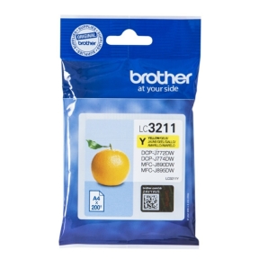 Brother 3211 Blækpatron gul