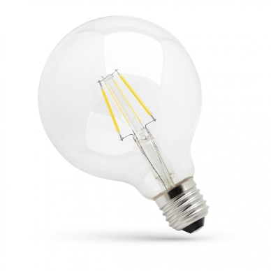 Spectrum LED LED Globuslampe Klar E27 4W 2700K 380 lumen WOJ14643 Modsvarer: N/A