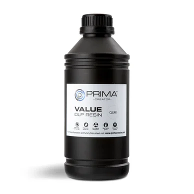Prima PrimaCreator Value DLP / UV Resin 1000 ml Klar 7340002114446 Modsvarer: N/A