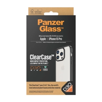 Panzerglass alt PanzerGlass ClearCase D3O iPhone 15 Pro