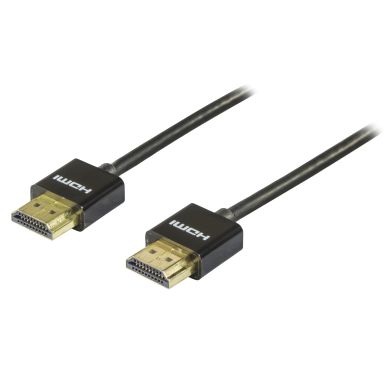 DELTACO alt DELTACO tynd HDMI-kabel, 1m, sort