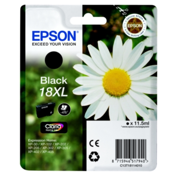 Epson Epson 18XL Blekkpatron svart