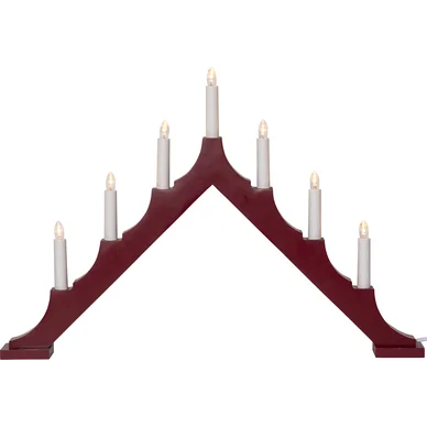 Star Trading Ljusstake Alma Rød 58,5cm 219-39 Modsvarer: N/A