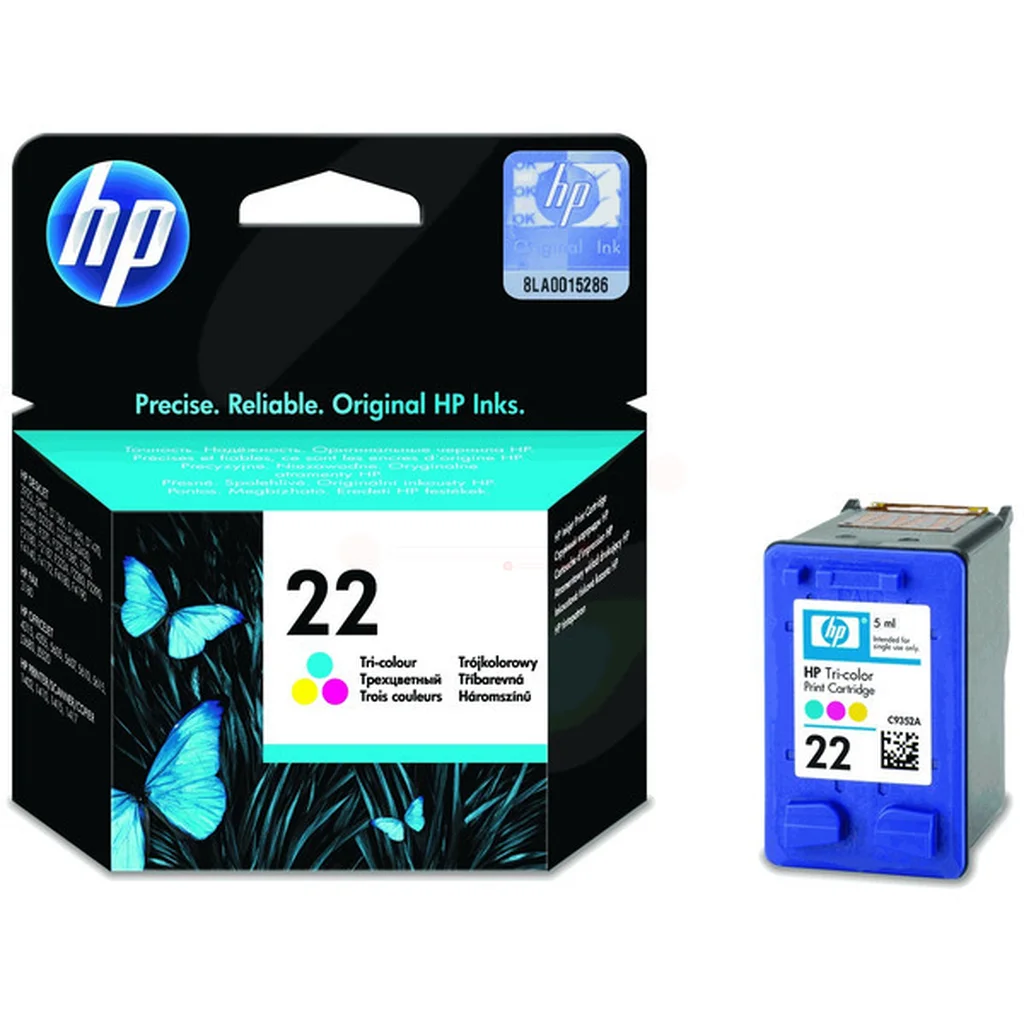 HP 22 Bläckpatron Tre-färg