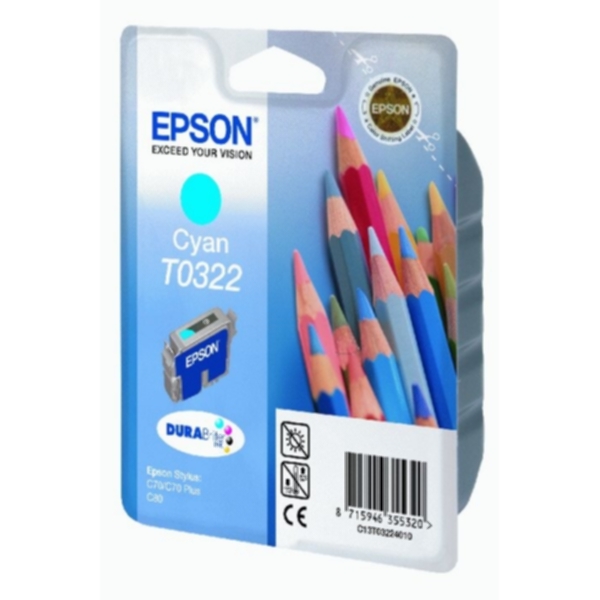 Epson Epson T0322 Blekkpatron cyan