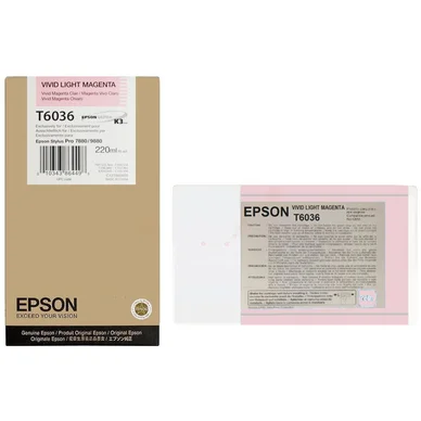 Epson Epson T6036 Blækpatron Ljus magenta T6036 Modsvarer: N/A billede