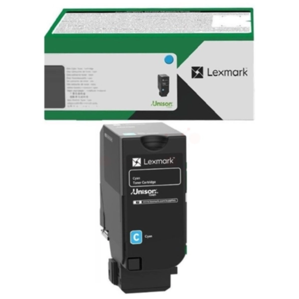 Lexmark Lexmark Lexmark Toner Return Cyan, høy kapasitet Toner