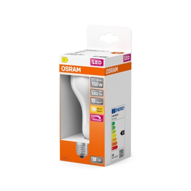 OSRAM LED Normaali 150 Himmennettävä Matta 18W 827 E27 4058075437326 Vastaa: N/A