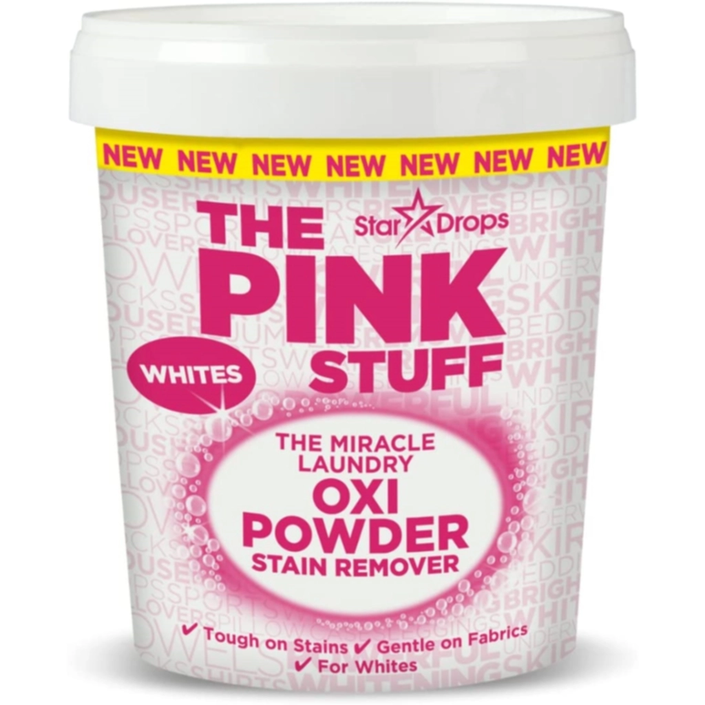 The Pink Stuff Miracle Laundry Oxi Powder Flekkfjerner Hvit 1 kg Andre rengjøringsprodukter,Rengjøringsmiddel,Rengjøringsmiddel