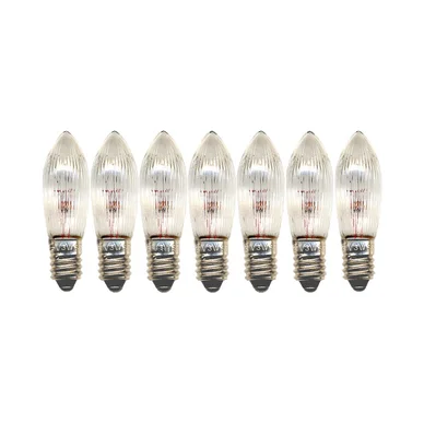 Glöd Seca Gløde topppære 7-ljus E10 3W 34V, 7-pack SE04106125 Modsvarer: N/A