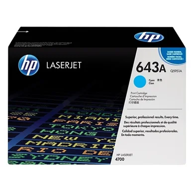 HP HP 643A Värikasetti cyan Q5951A Vastaa: N/A
