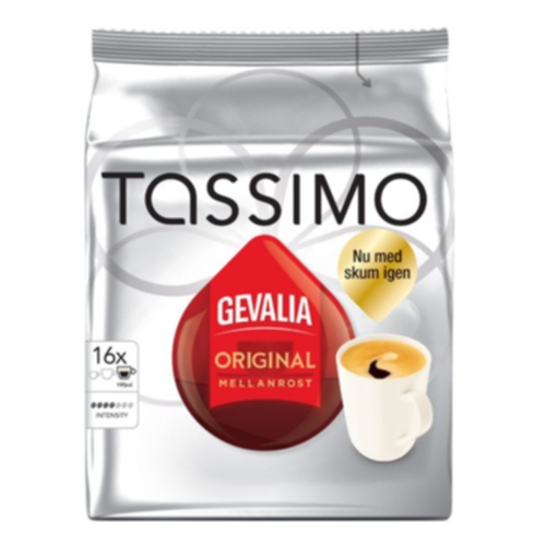 Tassimo Gevalia Tassimo Mellanrost kaffekapsler, 16 stk. Livsmedel,Kaffekapsler,Kaffekapsler
