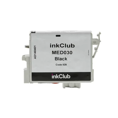 inkClub Blækpatron sort, erstatter Epson T0611 MED030 Modsvarer: T0611