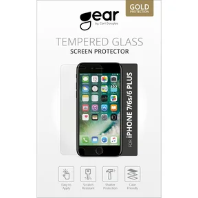 GEAR Härdat Glas iPhone 6+/7+/8 Plus