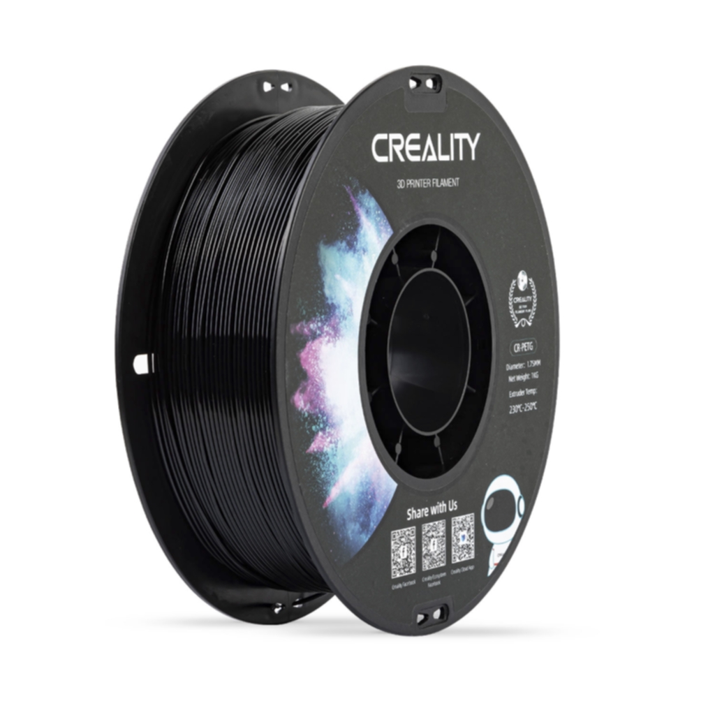 Creality Creality Creality CR-PETG - 1.75mm - 1kg Svart PETG-filament,3D skrivarförbrukning