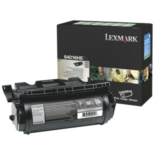 Lexmark Tonerkassett sort 21.000 sider, høy kapasitet, return 64016HE