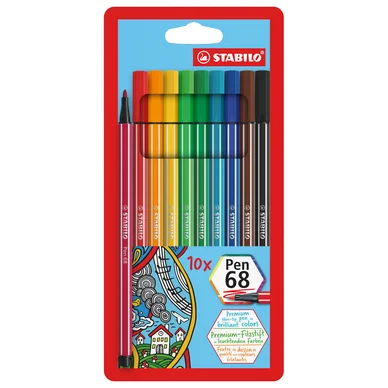 Stabilo STABILO Pen 68 10 Pack 265200 Modsvarer: N/A