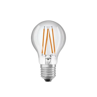OSRAM E27 LED Sensor-pære Dagslys 4,9W/827 470 lumen klar 4058075761957 Modsvarer: N/A billede