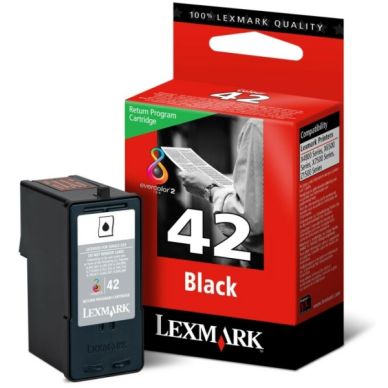 Lexmark Lexmark 42 Blækpatron sort 18Y0142E Lexmark Lexmark 42 Blækpatron sort 18Y0142E