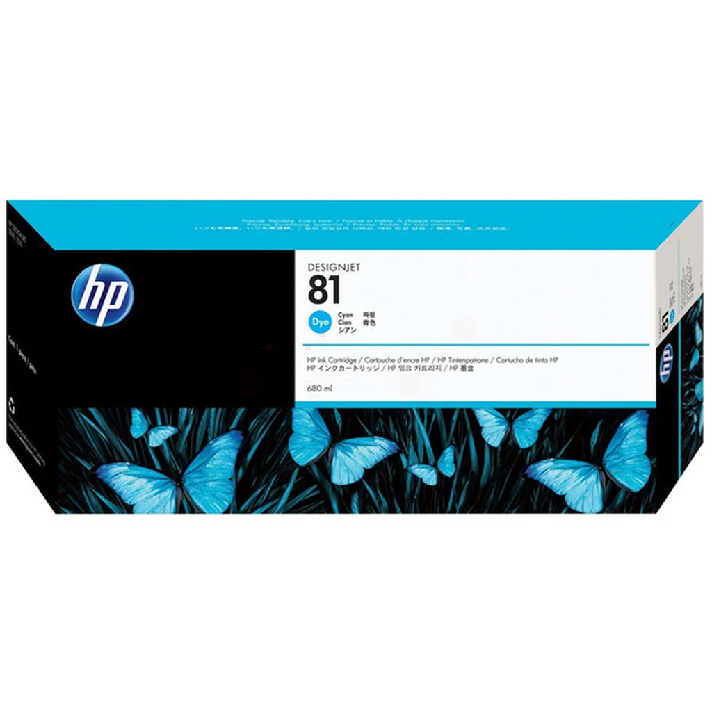 HP 81 Bläckpatron Cyan
